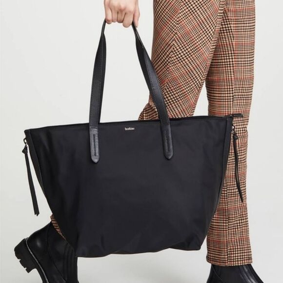 Botkier New York Large Tote Shoulder Bag Women's Black Everyday Double Strap - Picture 1 of 13